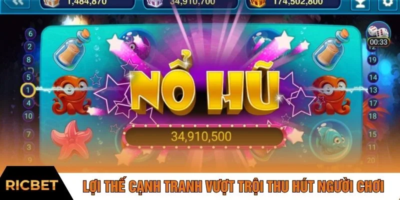 Lợi thế cạnh tranh vượt trội thu hút người chơi